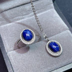 Natural Star Sapphire Jewelry Set | 925 Sterling Silver Party Set