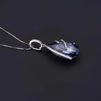 Blue Mystic Quartz 925 Silver Jewelry Set