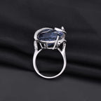 Blue Mystic Quartz 925 Silver Jewelry Set