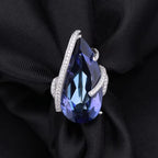 Blue Mystic Quartz 925 Silver Jewelry Set